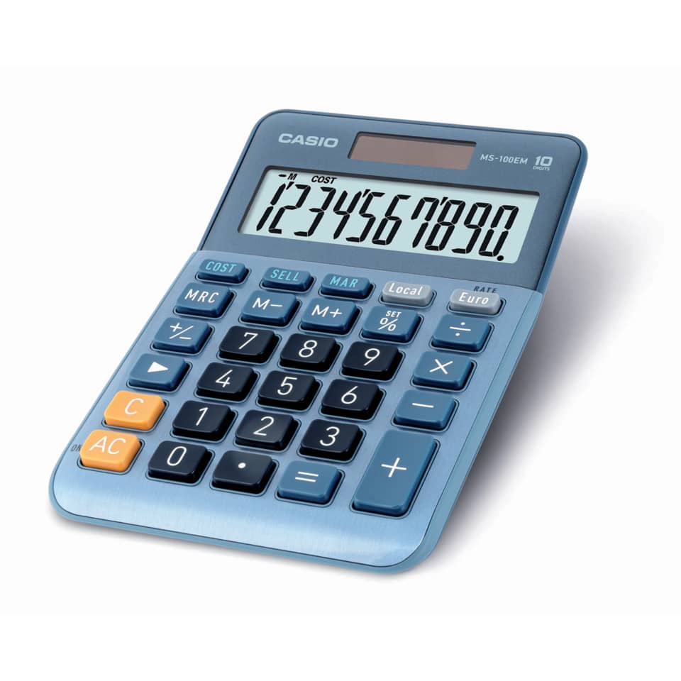 Taschenrechner, Casio, Schaltflächen, Tasten, Display