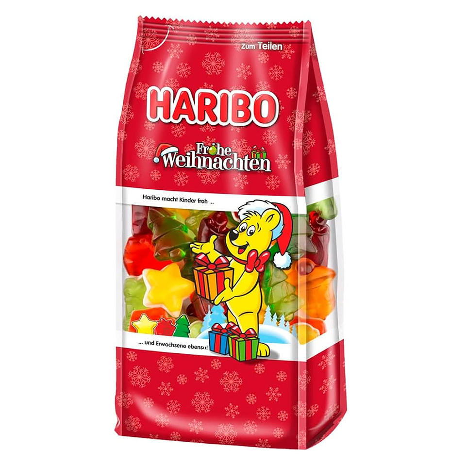 Fruchtgummi Frohe Weihnachten, 300g HARIBO 926404