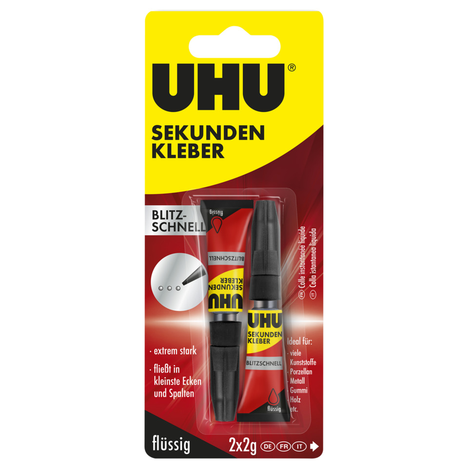 Klebeband, Klebstoff, Sekundenkleber, Blitzschnell, Flüssig