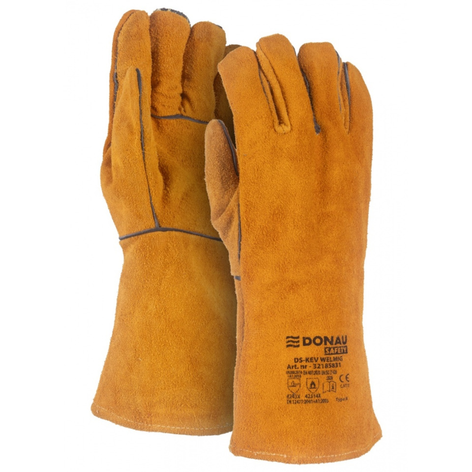 lederhandschuhe, arbeitshandschuhe, schutzhandschuhe, orangene farbe, wildleder