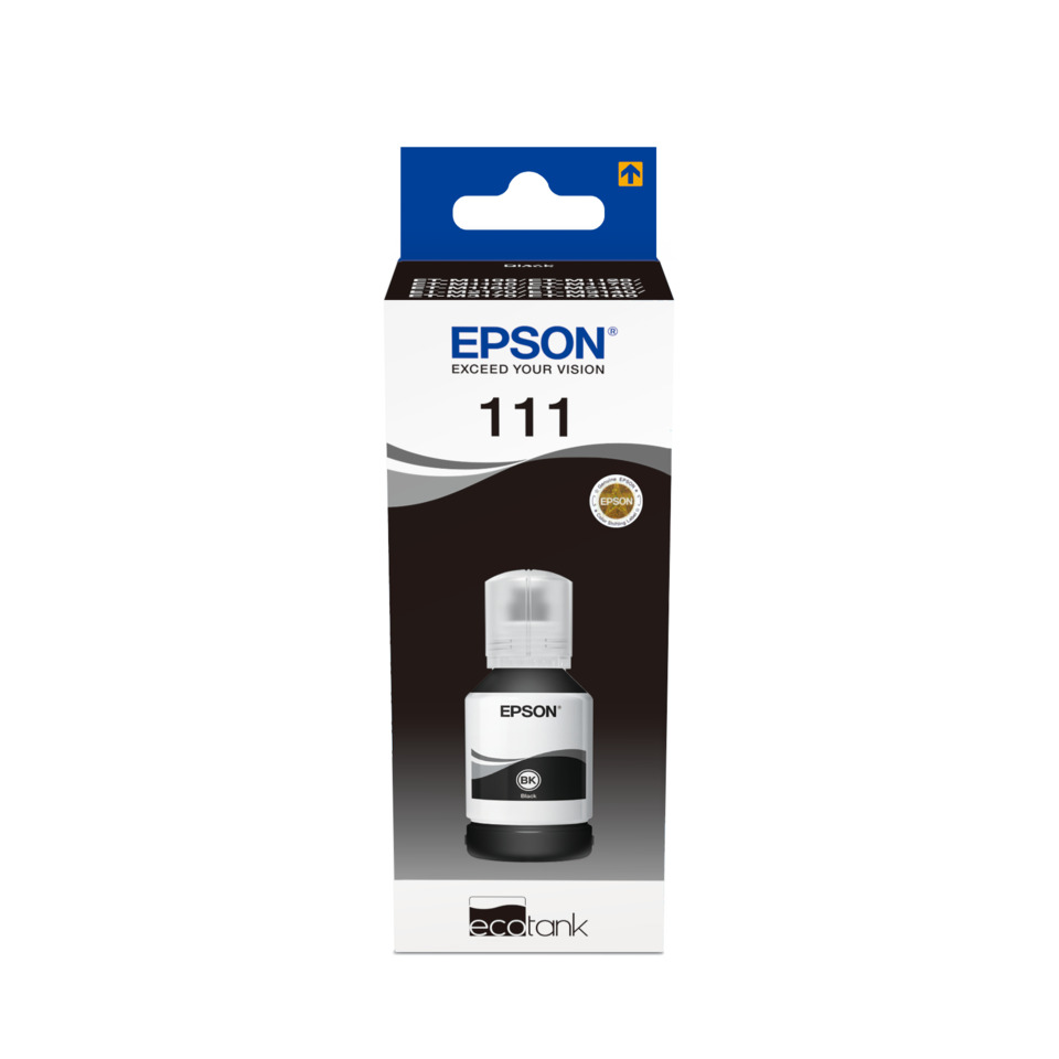 Tintenpatrone, Epson 111, BK Tintenpatrone, EcoTank Tintenpatrone, Filter?, Tintenpatrone, Epson 111, BK Tintenpatrone, Druckerzubehör, ECOTank