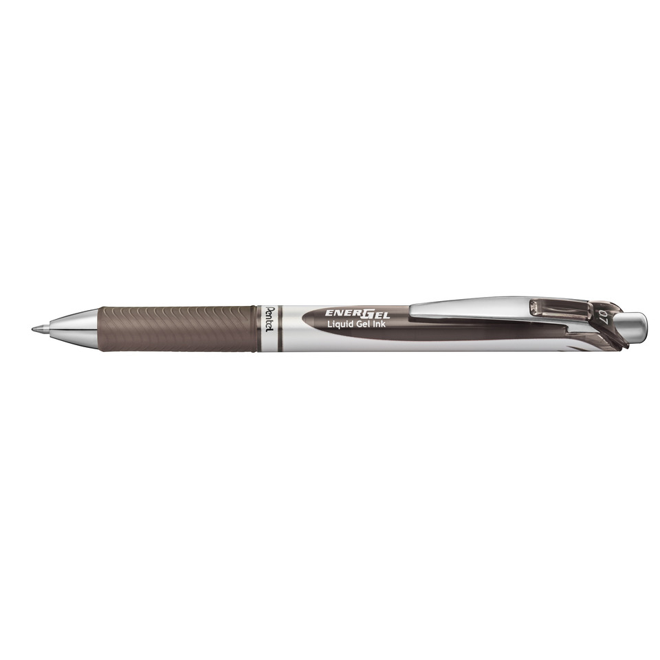 Kugelschreiber, Gel-Tinte, Braun, Kugelstift, Clip
