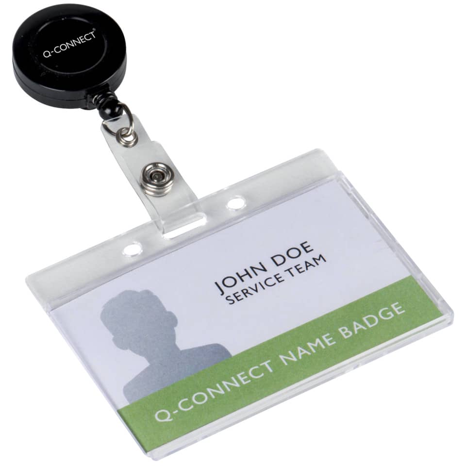 id badges, name badge, lanyard clip, plastik schild, ausweishefter