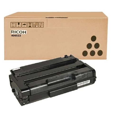Lasertoner schwarz RICOH 406522
