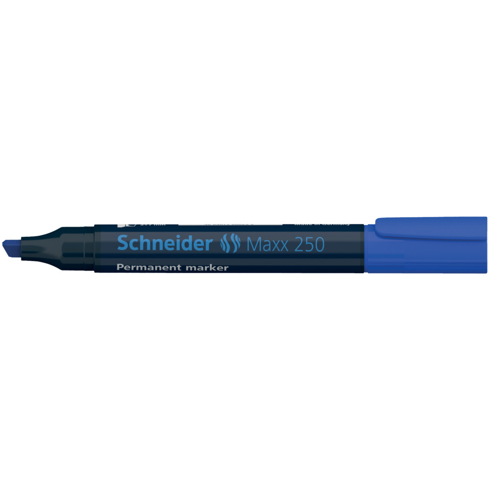 Permanentmarker, Marker, Blau marker, Kugelspitze?, Schneider Maxx 250