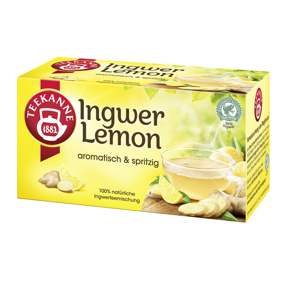 Ingwer, Zitrone, Tee-Getränk, Zitrus, aromatisch