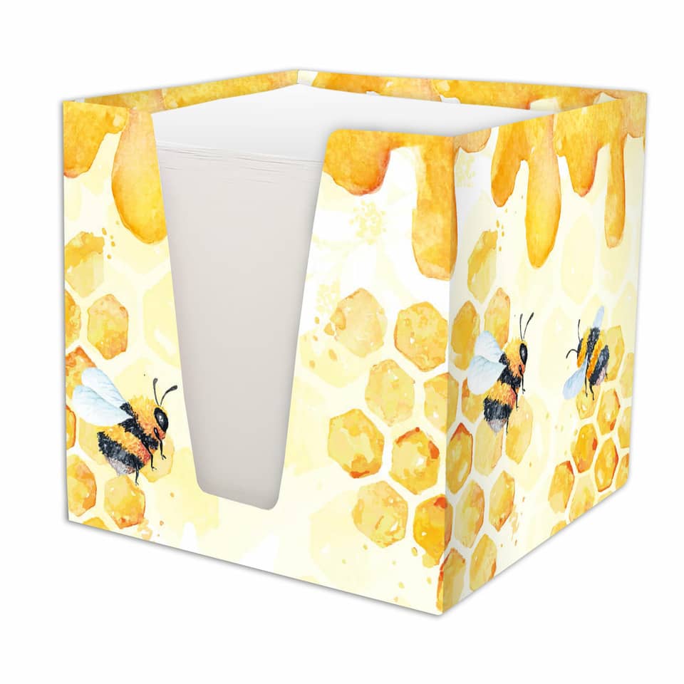WandBOX, Bienen, Bienenwaben, Honigton, Gelb-Design