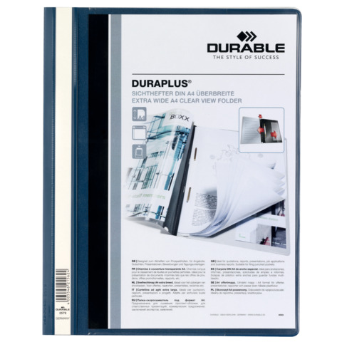 Angebotshefter Duraplus, A4, dunkelblau DURABLE 2579 07