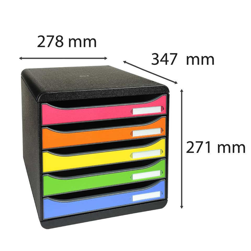 Kunststoffschublade, Aufbewahrungsbox, Schubladenset, Bunte Schubladen, Stapelbox mit Schubladen