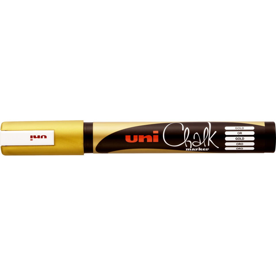 Marker, Chalk, Gold, Brown, Uni