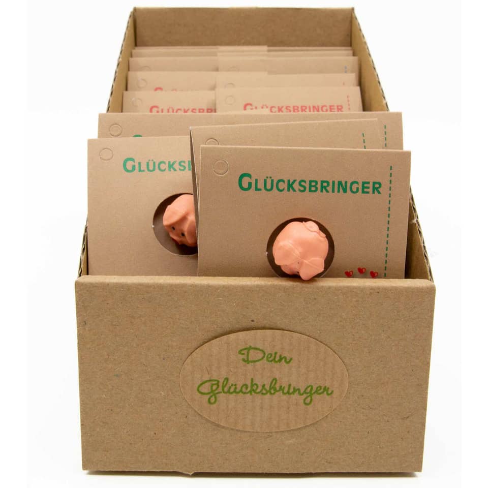 Kondom, Glücksbringer, Verpackung, Kartenpackung, Kartonbox