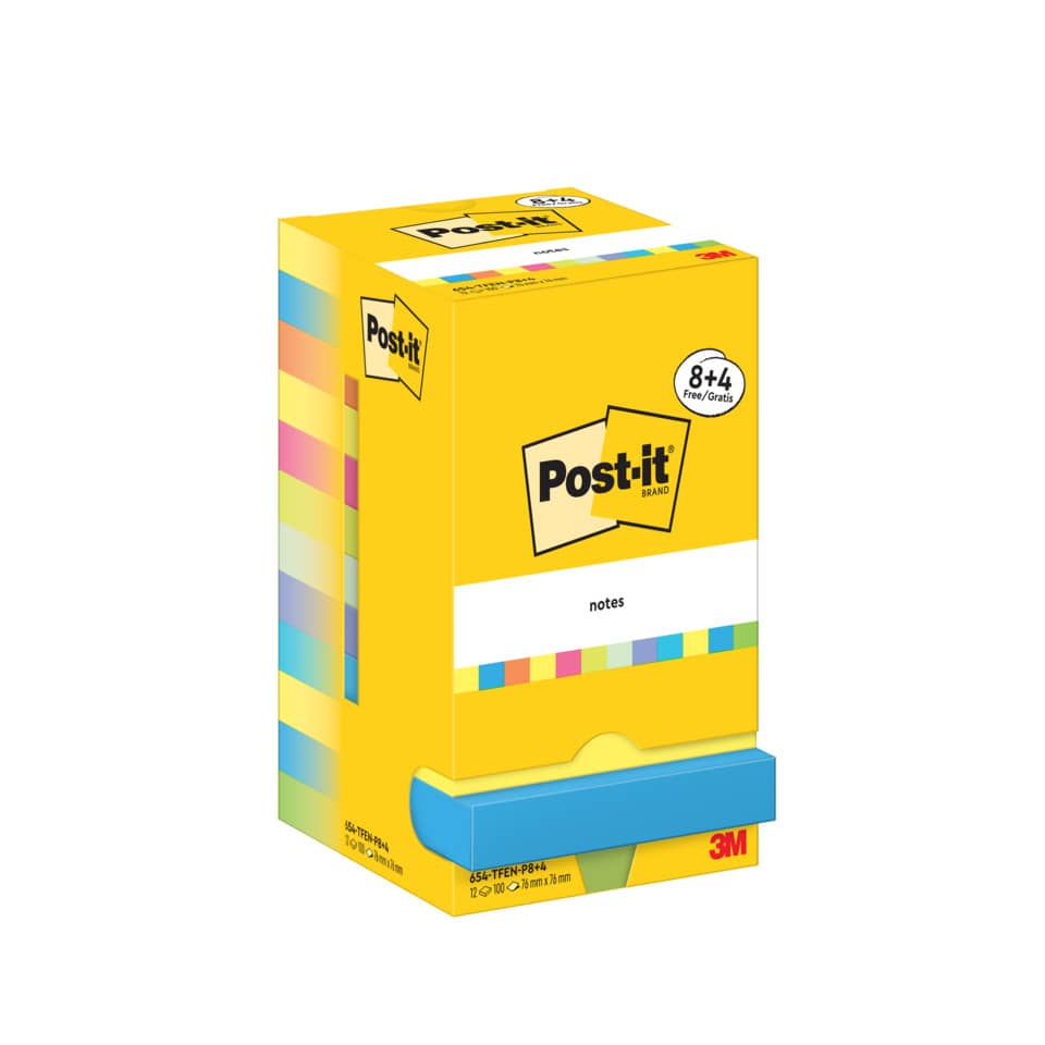 Post-it notes, Notizblock, Klebezettel, Haftnotizen, Gelb