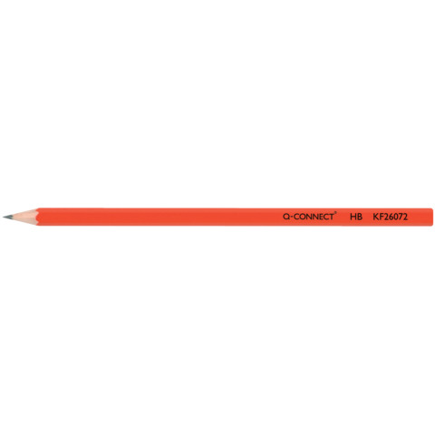 Bleistift ohne Radierer, HB, rot Q-CONNECT KF26072