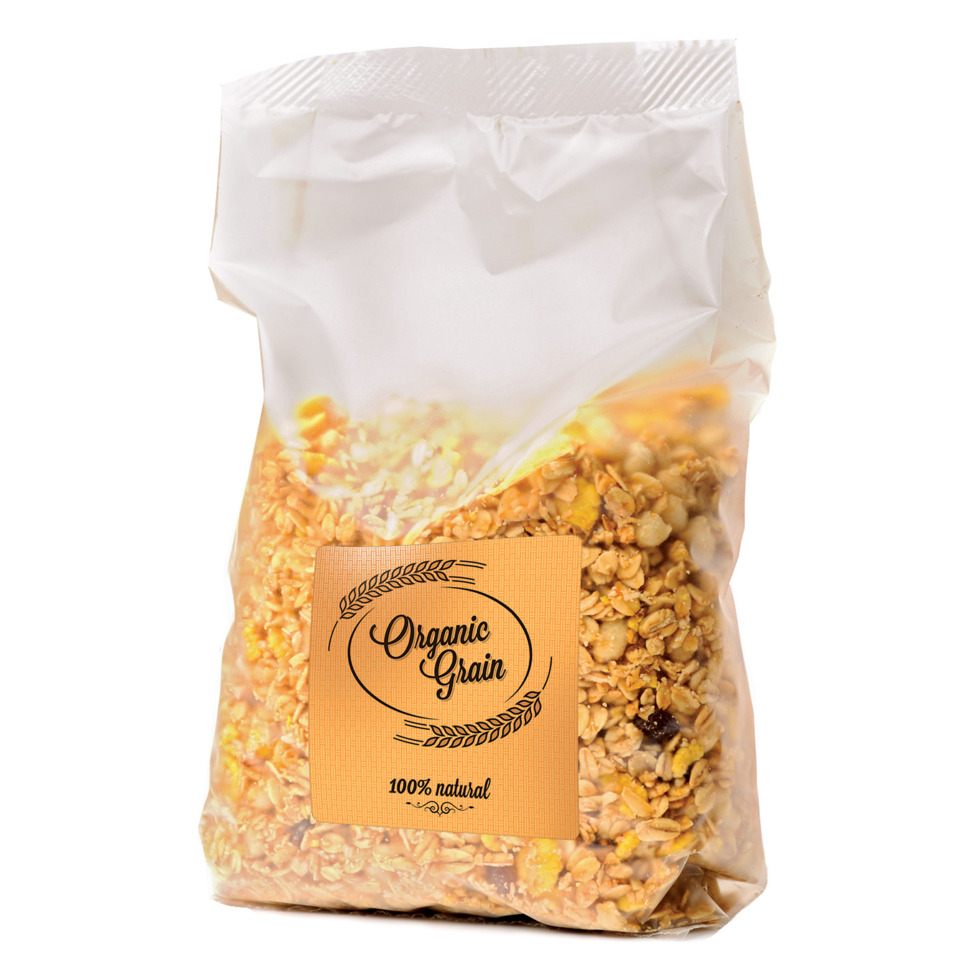 granola, bio, getreide, snack, granola-müsli