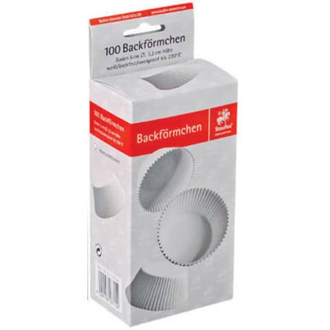 Gebäckkapsel, Ø50mm, 100 Stück, weiß DEMMLER 5012121024