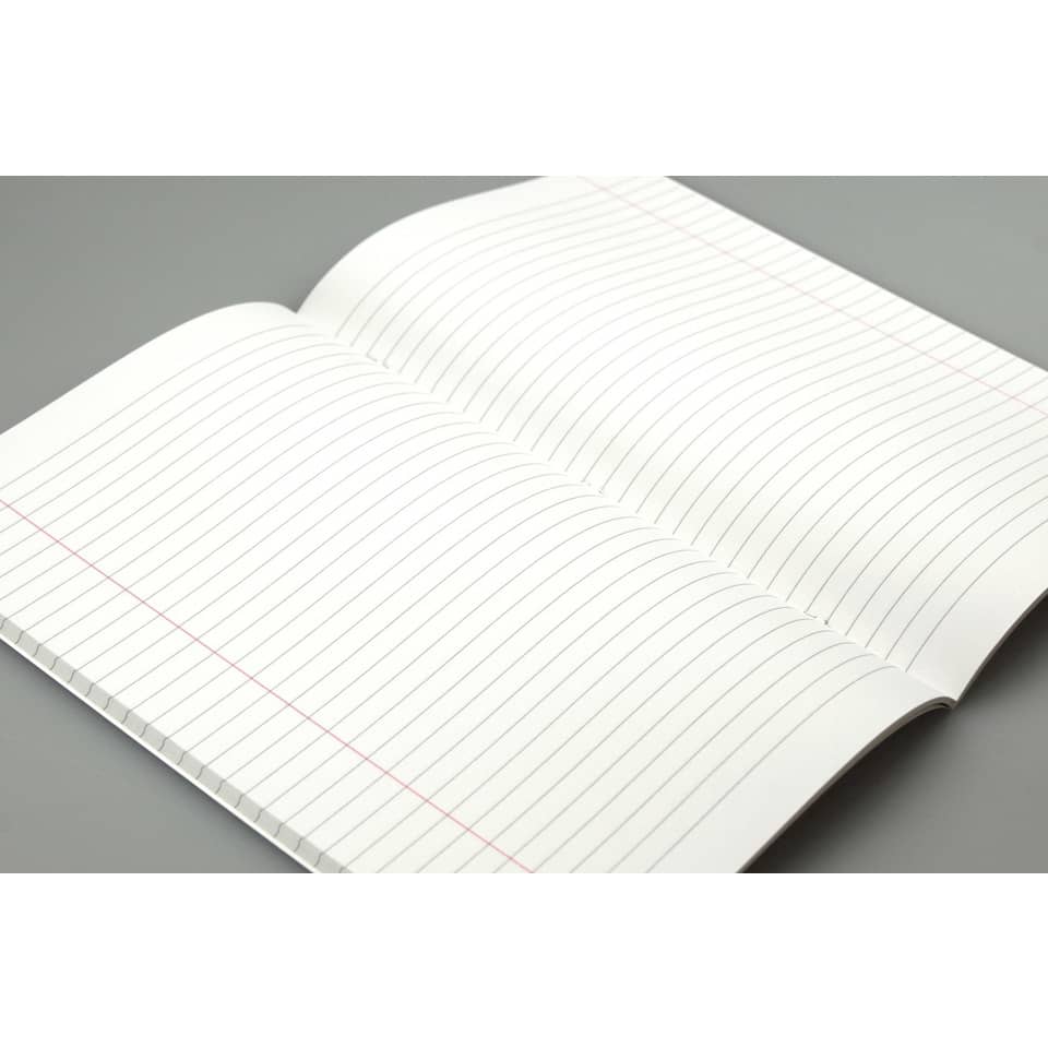 notebook, lineierte seiten, papier-notizbuch, gewendete linien, offenes notizbuch