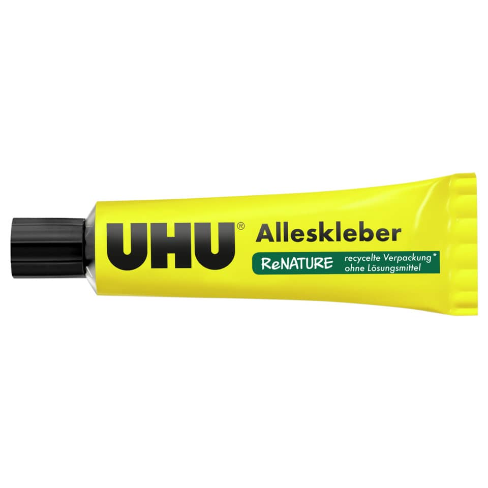 Klebstoff, Kleberpaste, UHU, Alles Kleber, ReNature
