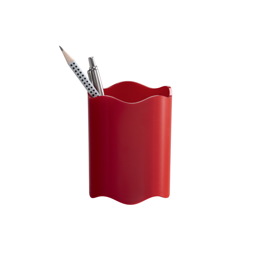 Stifteköcher, Stiftedose, Schreibzubehör, Rot, Pencil holder