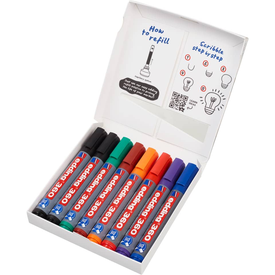 Marker-Set, Whiteboard-Marker, Assorted-Farben, Kugelschreiber?, Box-Set