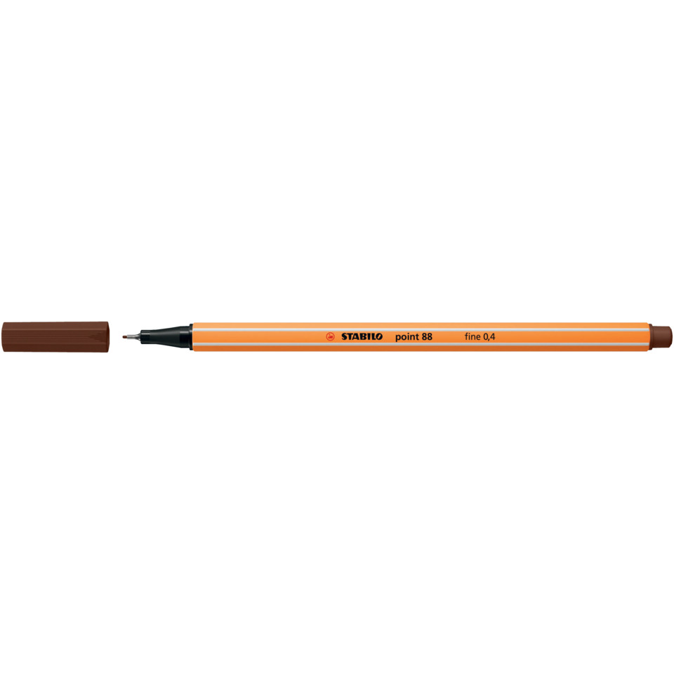  marker, orange, fineliner, point88, Stabilo