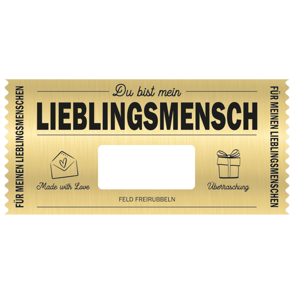 Gold card, Lieblingsmensch, Love card, Gift card, Made with love