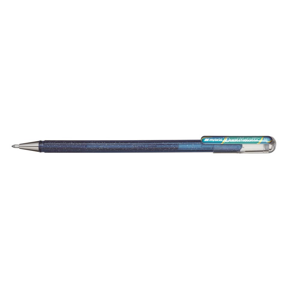 Kugelschreiber, Dual Metallic, Glitzer, Knappe Mine, Tintenroller?