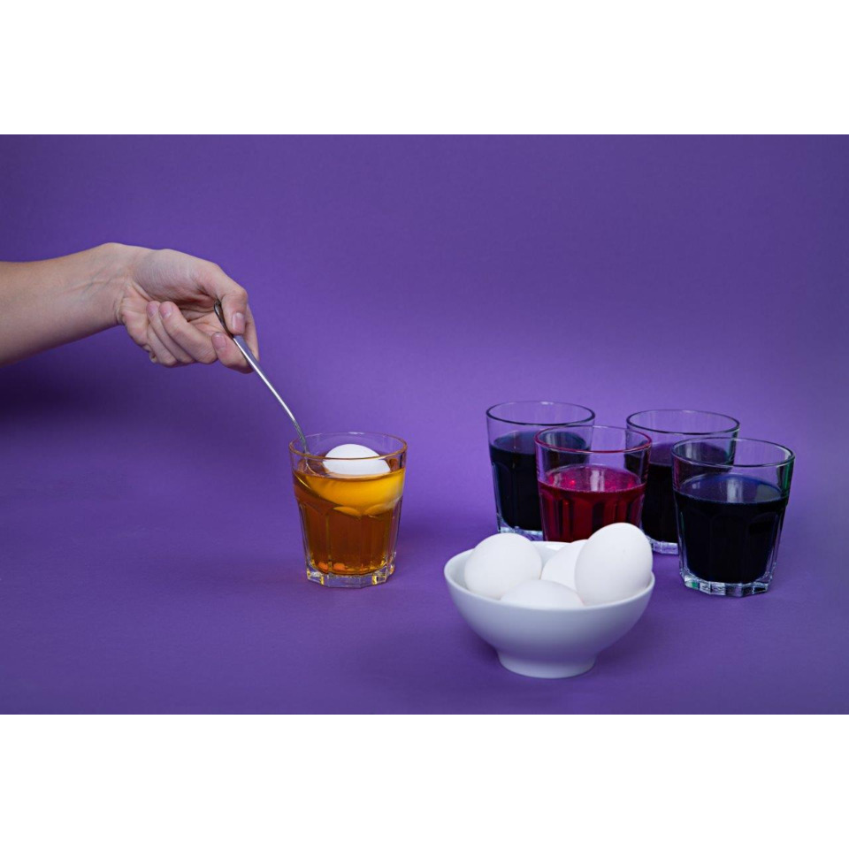 Eier, Spiegeleier, Glas mit Ei, Eierbecher, Farbige Getränke