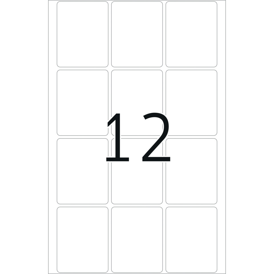 leere stickerblatt, Rasterlayout, etiketten, aufkleber, planogramm, nicht sichtbar, 12, Gitter, leer, Karte