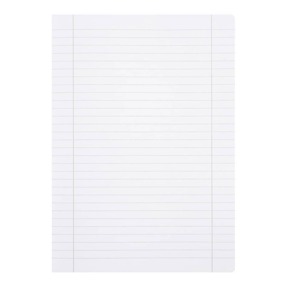 notebook, lineierte seite, gerahmte seiten, weiß, blatt
