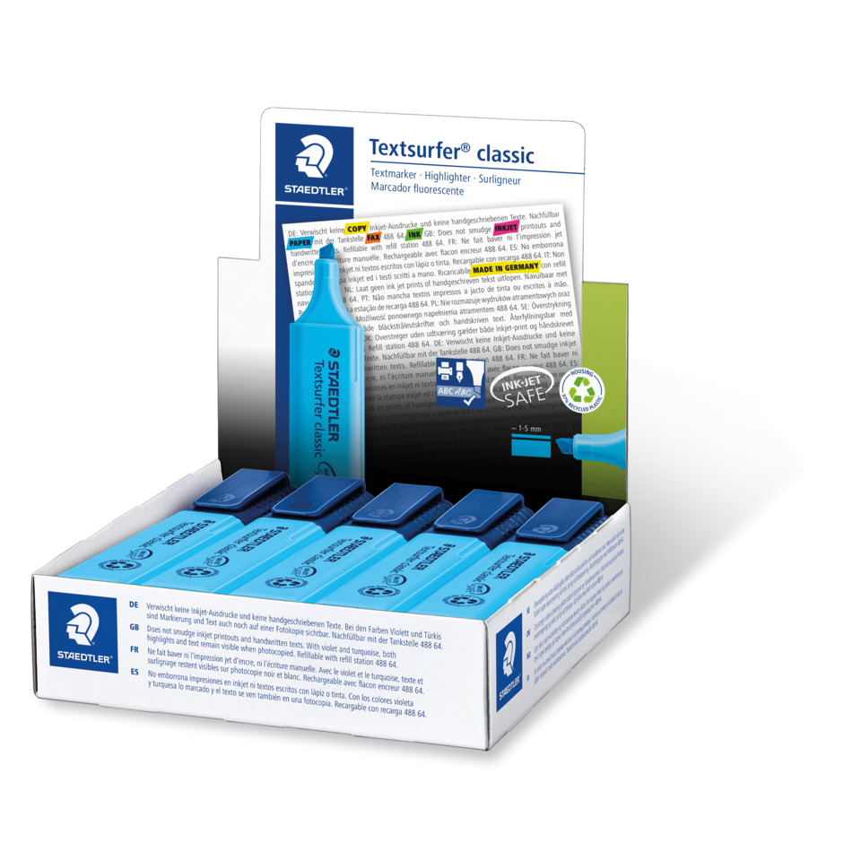 Korrekturmarker, Textmarker, Fluoreszierend, Tintenbehälter, Set