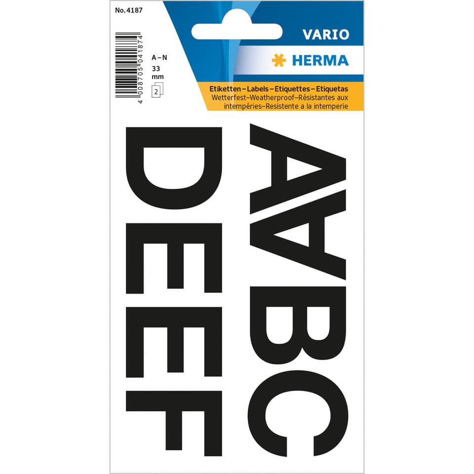 etiketten, aufkleber, herma, getandiert, barcodes