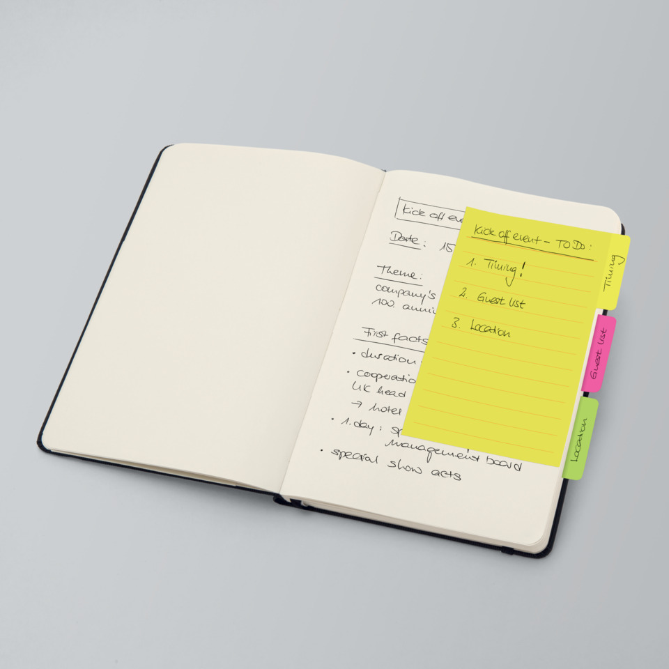 Notizbuch, Binder-Notizbuch, Liniert, KartenTabs, Campus-Planer
