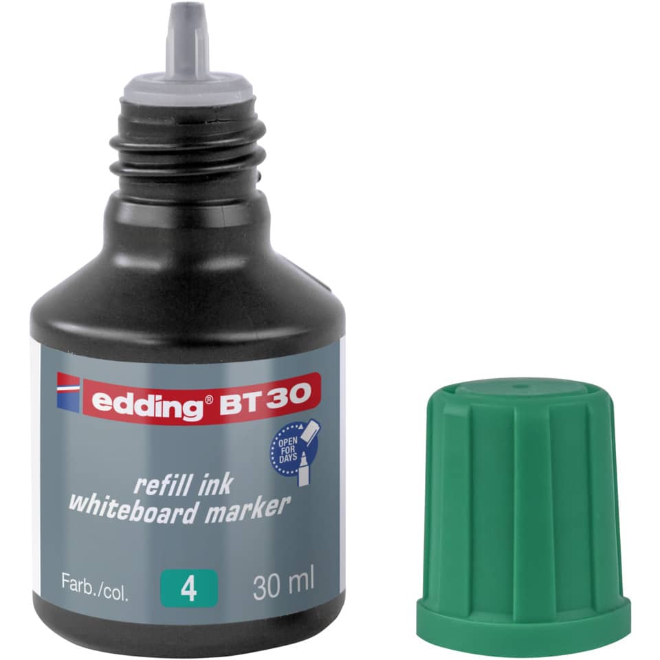 Tintenflasche, Whiteboard-Marker, Wasserbasierte Tinte, 30 ml, Nachfüllflasche