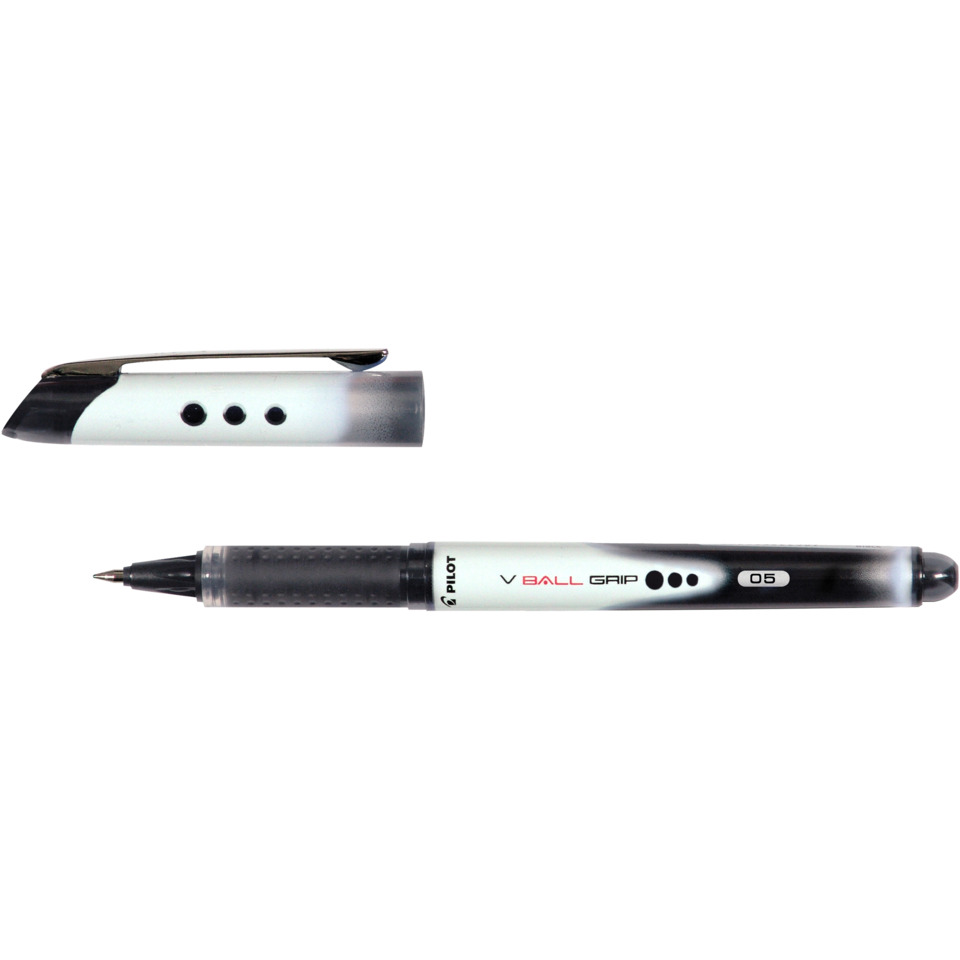 Kugelschreiber, Ballpoint, Tintenroller, Schwarz-Weiß, Clip