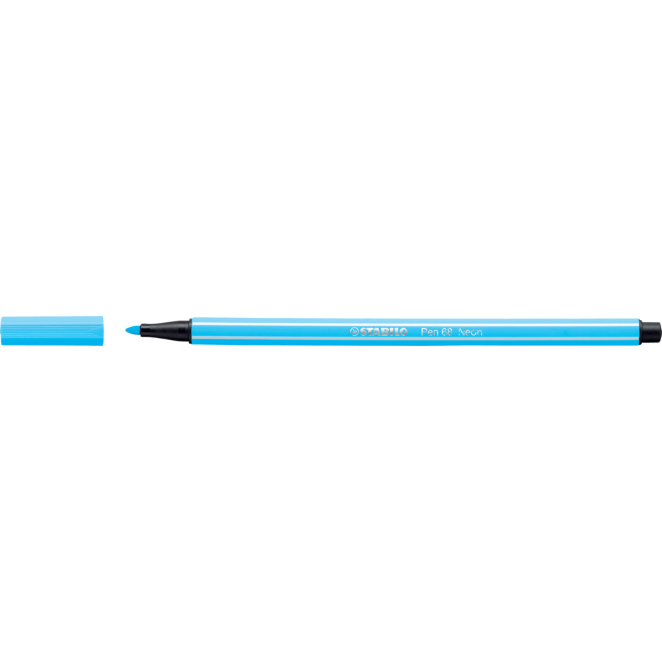 blauer Stift, neonblau, Kugelschreiber, Ballpoint, Marker-Stift