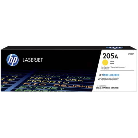 Lasertoner Nr.205A yellow HP CF532A