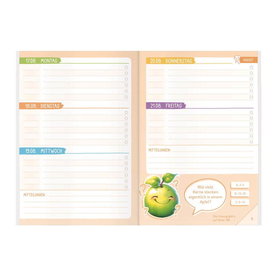termine, kalender, notizbuch, wochenplan, illustration