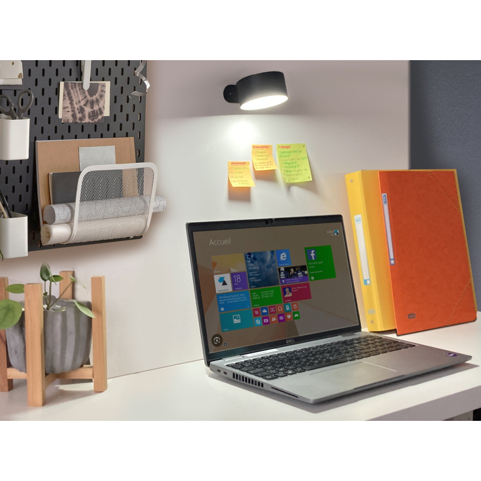 Laptop, Dell, Laptop desk, USB Ports, Office desk