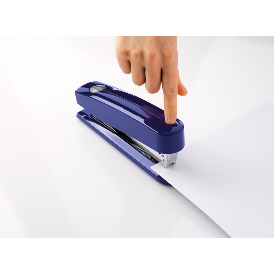 Heftmaschine, Locher, Papierklemme?, Blau, Arbeitsgerät