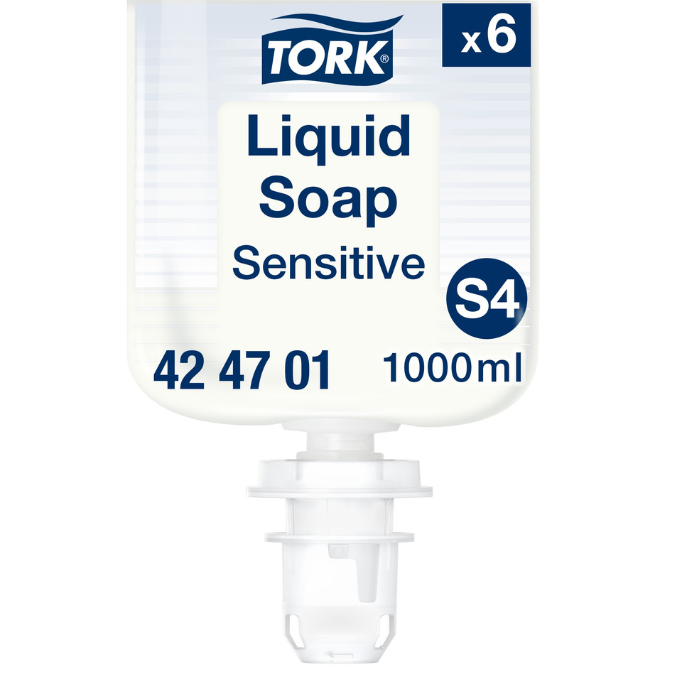 Flüssigseife sensitiv Sytem S4 + S4 NEU, 1L TORK 424701 Flüssigseife sensitiv Sytem S4 + S4 NEU, 1L TORK 424701