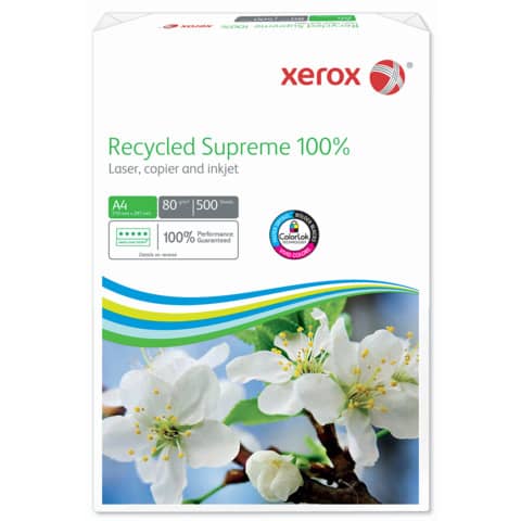 Kopierpapier Recycled Supreme, A4, 80g/m², 500 Blatt, hochweiß XEROX 003R95860