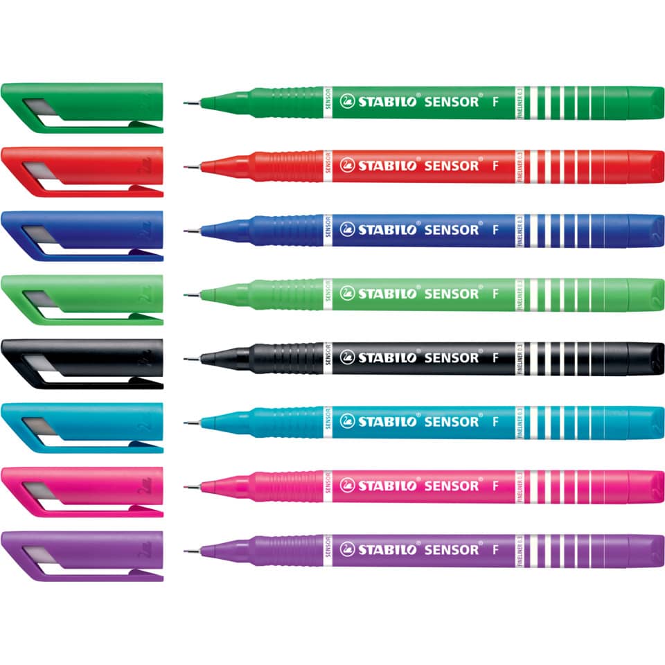 Stabilo Sensor, Marker, Fineliner, Bunt, Kugelschreiber?