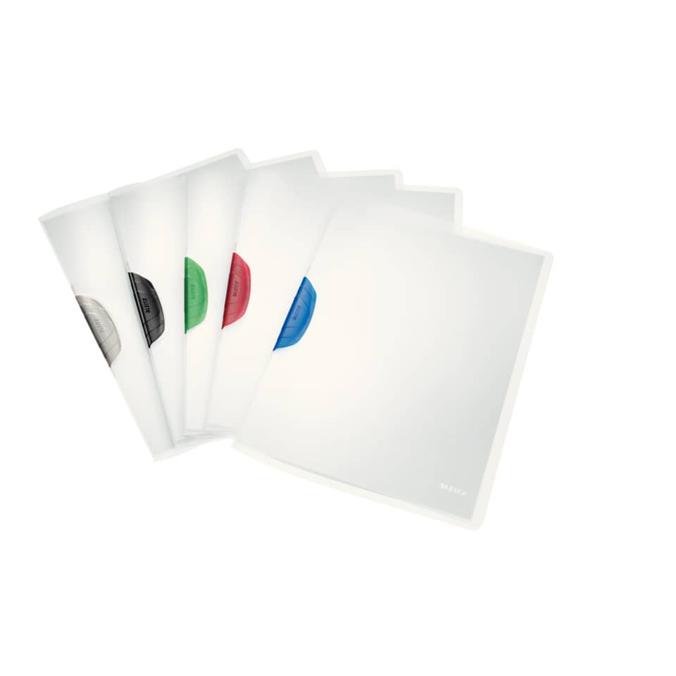 Kunststoffmappe, Transparente Mappe, Ordner, Farbenmarkierte Taschen, Farbiges Deckblatt?