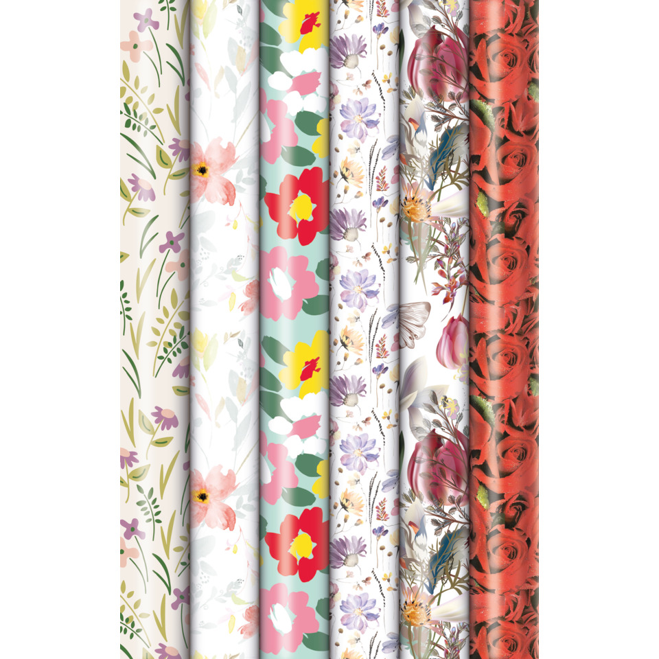 Leinwand, Blumenmuster, Floral, Rosenmuster, Tapetenrollen