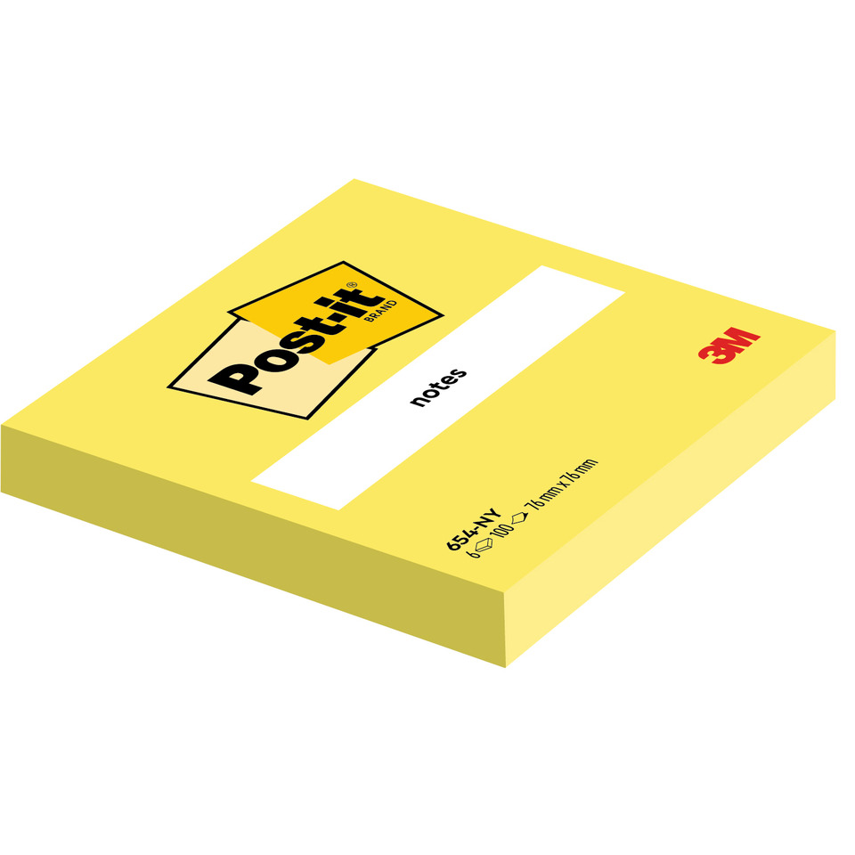 Post-it, Notizblock, Papier, Gelb, 3M
