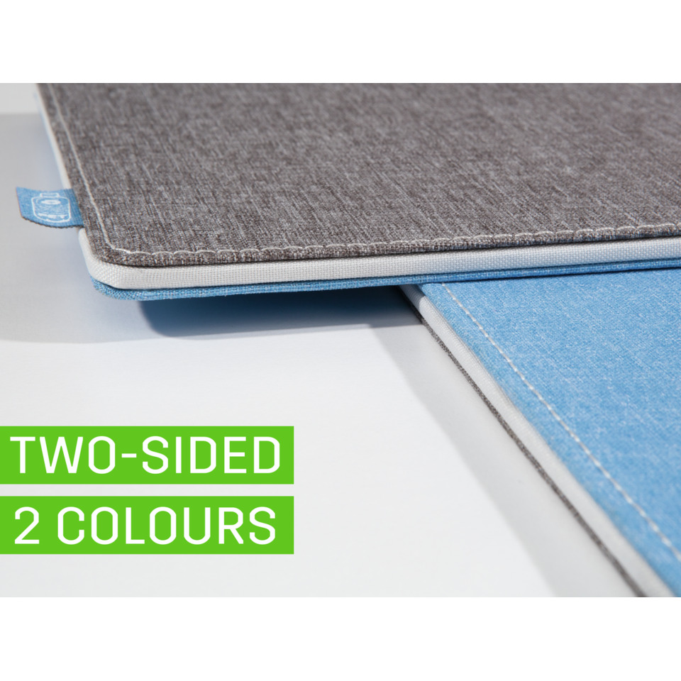 Matte, Kissen, Grau, Blau, Zweifarbig