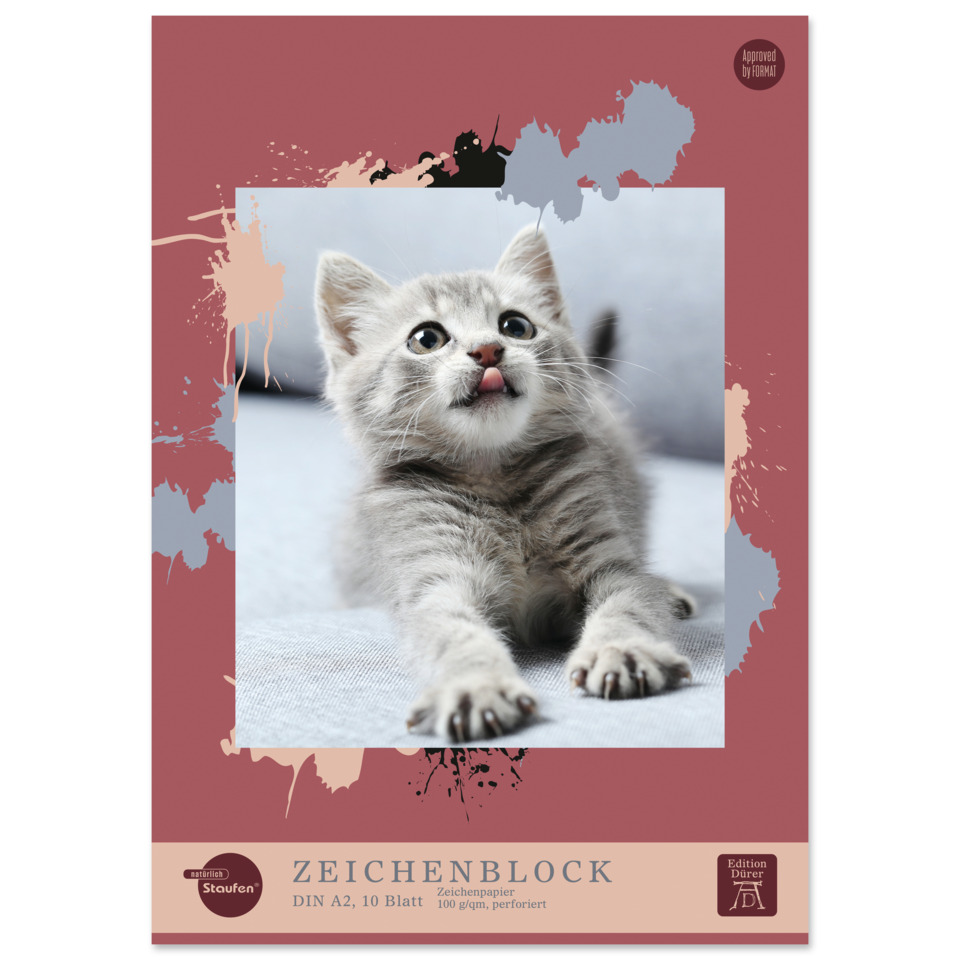 katze, augen, pfoten, grau, kinderbild