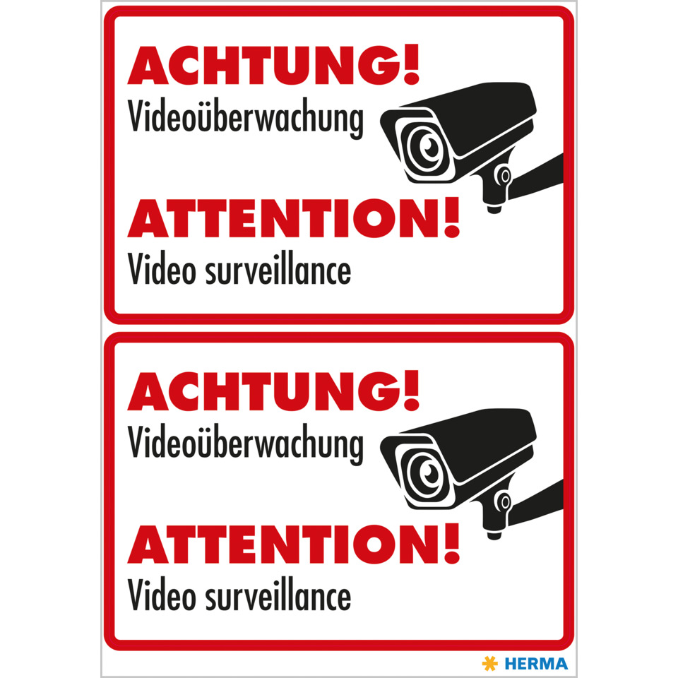 Überwachung, Videoüberwachung, Sicherheit, Kamera, Warnhinweis