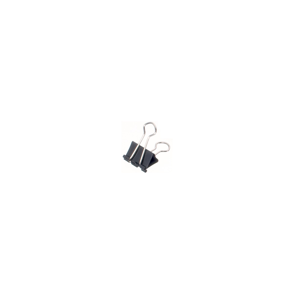 Klammer, Binderclips, Kunststoff, Metallclip, schwarz