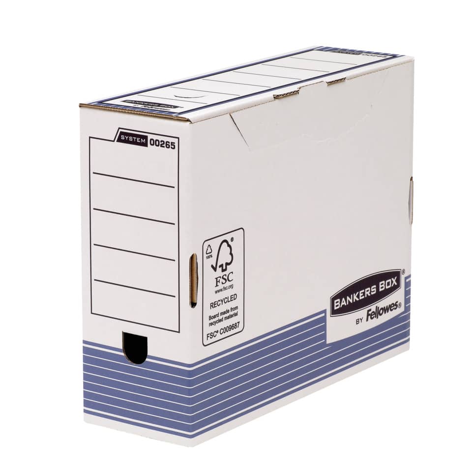 Kartonbox, Bürobox, Kartonverpackung, FSC Recycling, Bankers Box